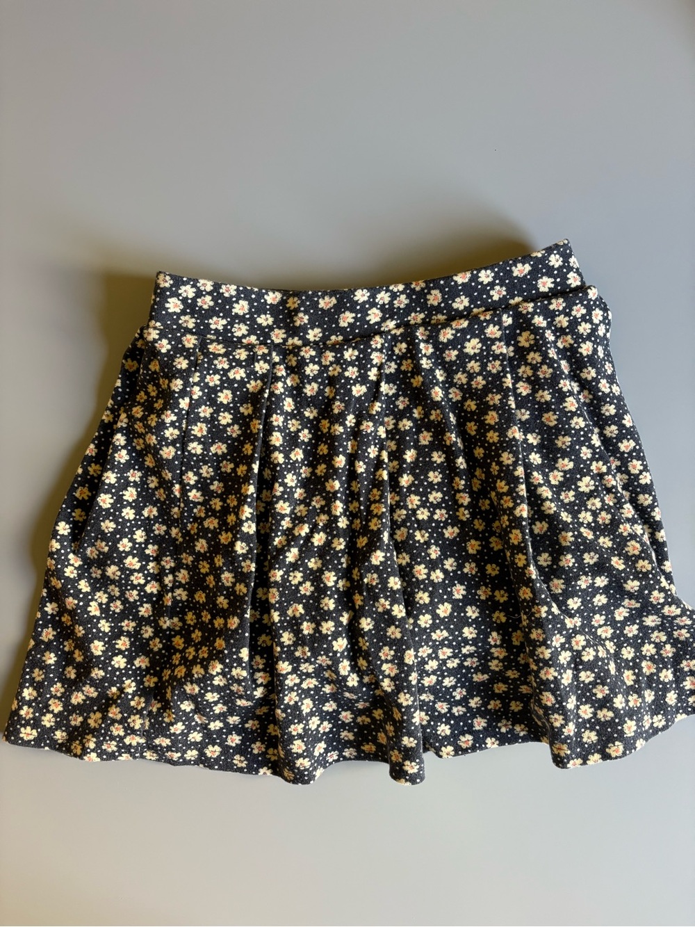 SO floral mini skirt